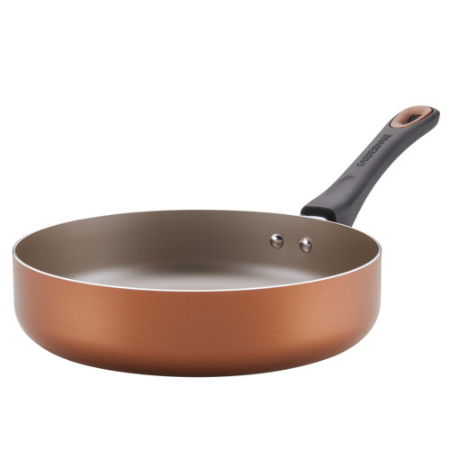 Farberware Performance Aluminum Nonstick Deep Frying Pan / Skillet, 12 Inch, Copper & Reviews